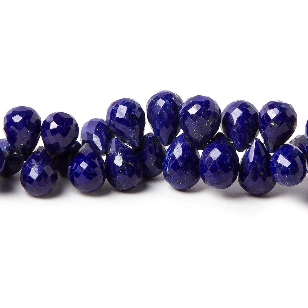 7-11mm Lapis Lazuli Bead Tear Drop Briolette 8 inch 45 pieces (ONLINE ORDER ONLY)