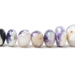 7-11mm Morado Purple Opal Plain Rondelle Beads 18 inch 92 pieces (ONLINE ORDER ONLY)