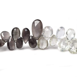 7-11mm  Silimanite Faceted Pears 7.75 inch 67 pieces (ONLINE ORDER ONLY)