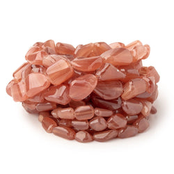 7-15mm Rhodochrosite Faceted Nugget Beads 17 inch 36 pieces AA