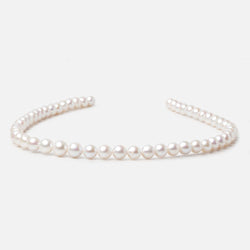 7-8.5mm Off White Chinese Akoya Saltwater Pearls 15.5 inch 50 pieces A (ONLINE ORDER ONLY)