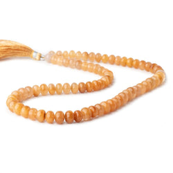 7-8mm Butterscotch Rutilated Quartz Plain Rondelle Beads 16 inch 76 pieces (ONLINE ORDER ONLY)