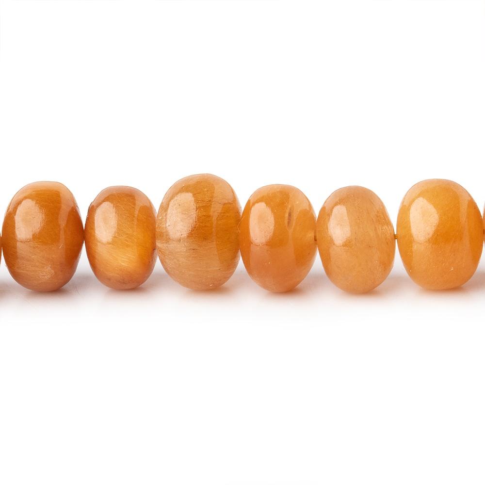 7-8mm Butterscotch Rutilated Quartz Plain Rondelle Beads 16 inch 76 pieces (ONLINE ORDER ONLY)