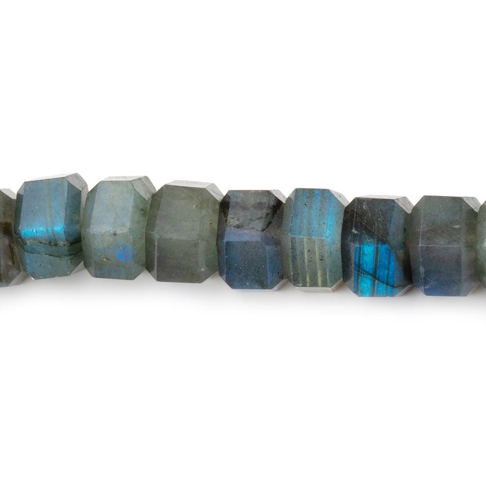 7-8mm Labradorite Faceted Hexagon Beads 16 inch 84 pieces (ONLINE ORDER ONLY)