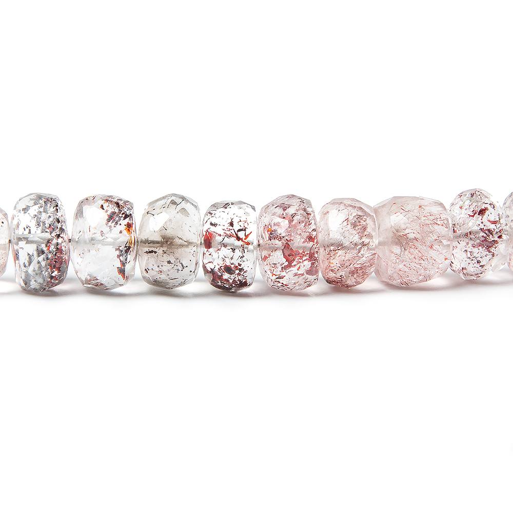 7-8mm Lepidocrocite Faceted Rondelle Beads 16 inch 80 beads (ONLINE ORDER ONLY)