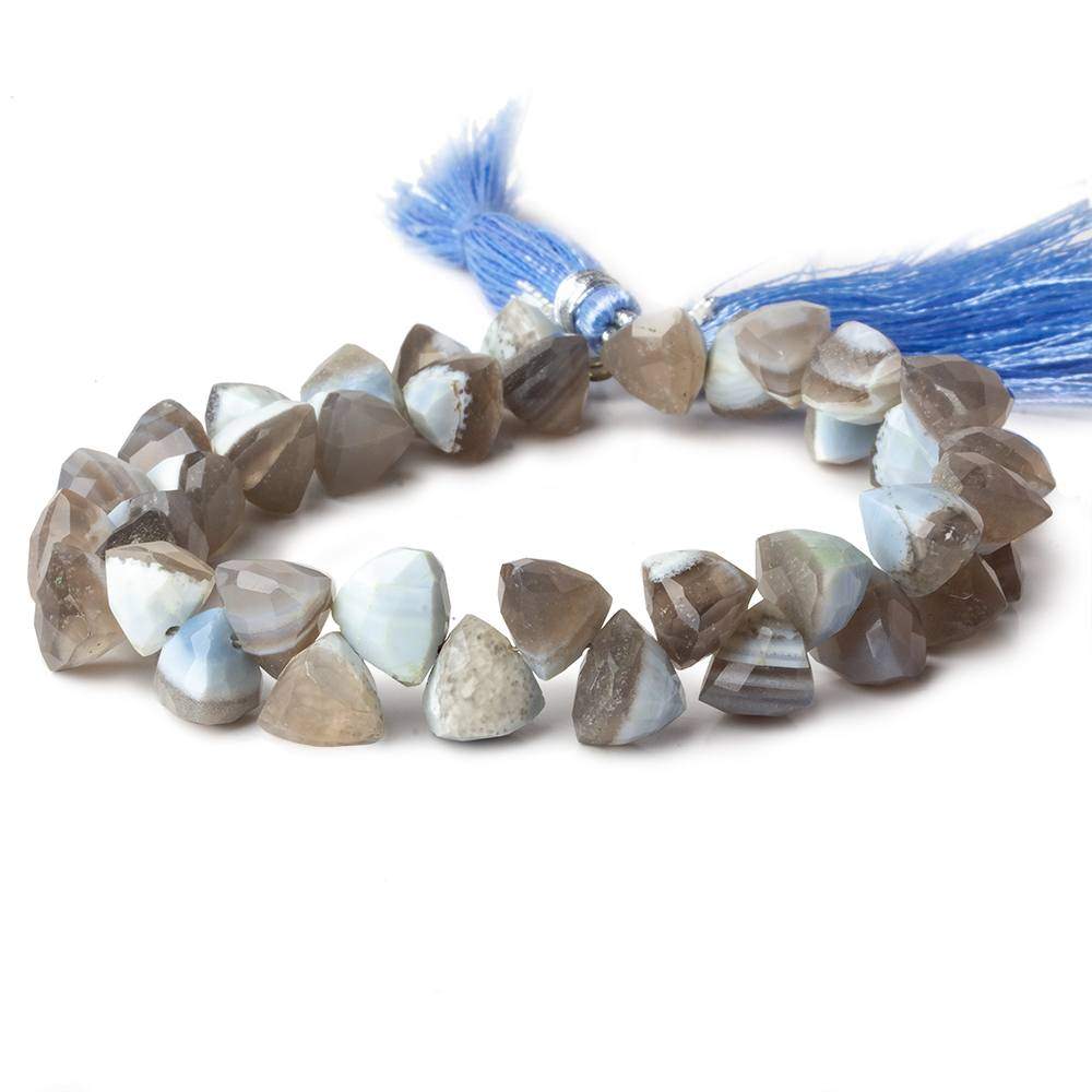 7-8mm Owyhee Natural Blue Opal faceted trillions 40 beads (ONLINE ORDER ONLY)