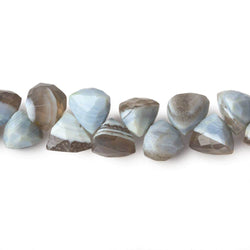 7-8mm Owyhee Natural Blue Opal faceted trillions 40 beads (ONLINE ORDER ONLY)