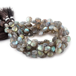 7-9mm Labradorite Plain Heart Beads 7 inch 40 pieces (ONLINE ORDER ONLY)