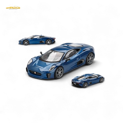 Mini-GT Jaguar C-X75 Blue #884 1:64 MGT00884 (ONLINE ORDER ONLY)