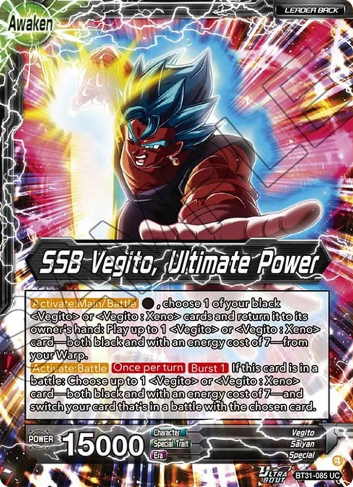 Vegito // SSB Vegito, Ultimate Power (BT31-085) [Impact Beyond Dimensions]
