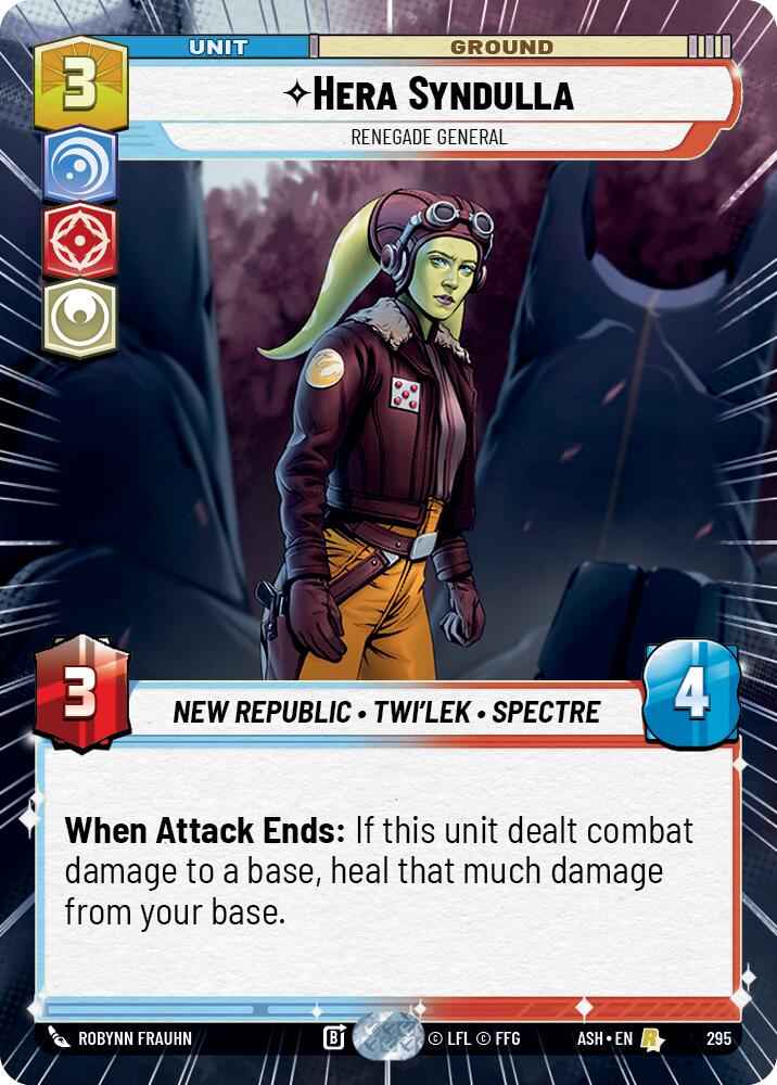 Hera Syndulla - Renegade General (295) (Hyperspace) (295) [Ashes of the Empire]