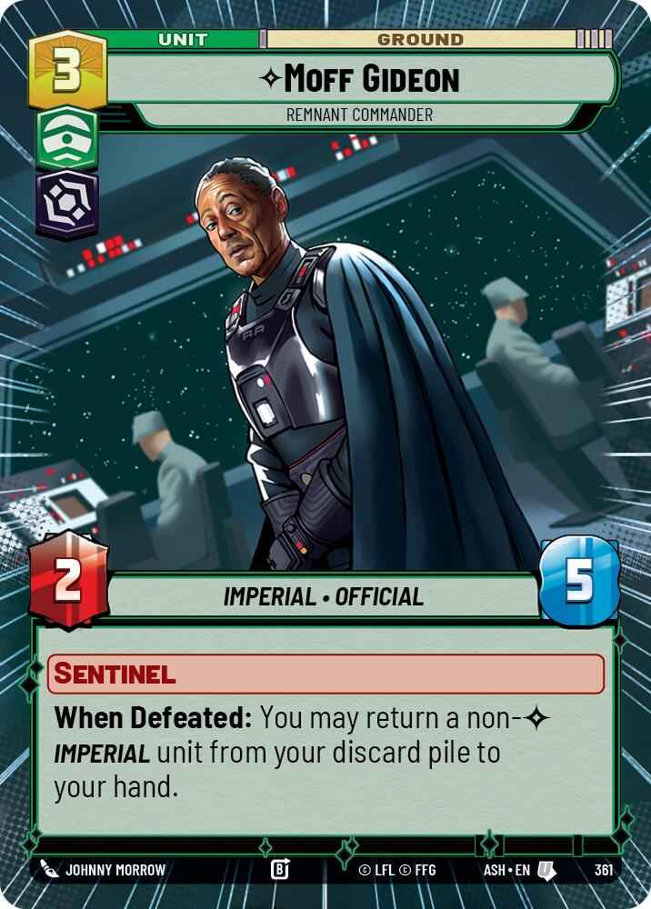 Moff Gideon - Remnant Commander (361) (Hyperspace) (361) [Ashes of the Empire]