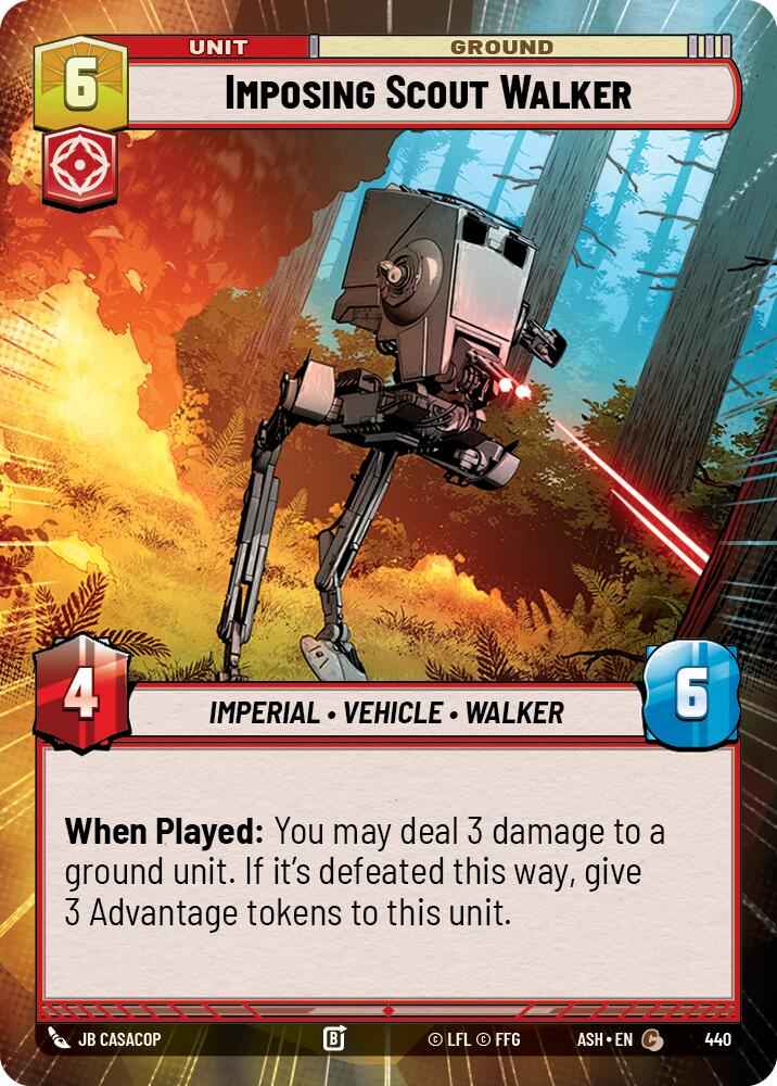 Imposing Scout Walker (440) (Hyperspace) (440) [Ashes of the Empire]