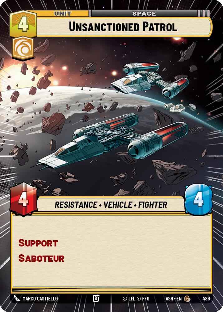 Unsanctioned Patrol (486) (Hyperspace) (486) [Ashes of the Empire]