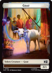 Goat // Construct Double-Sided Token [Marvel Super Heroes Commander Tokens]