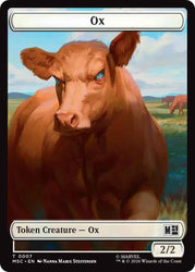 Ox // Vibranium Double-Sided Token [Marvel Super Heroes Commander Tokens]