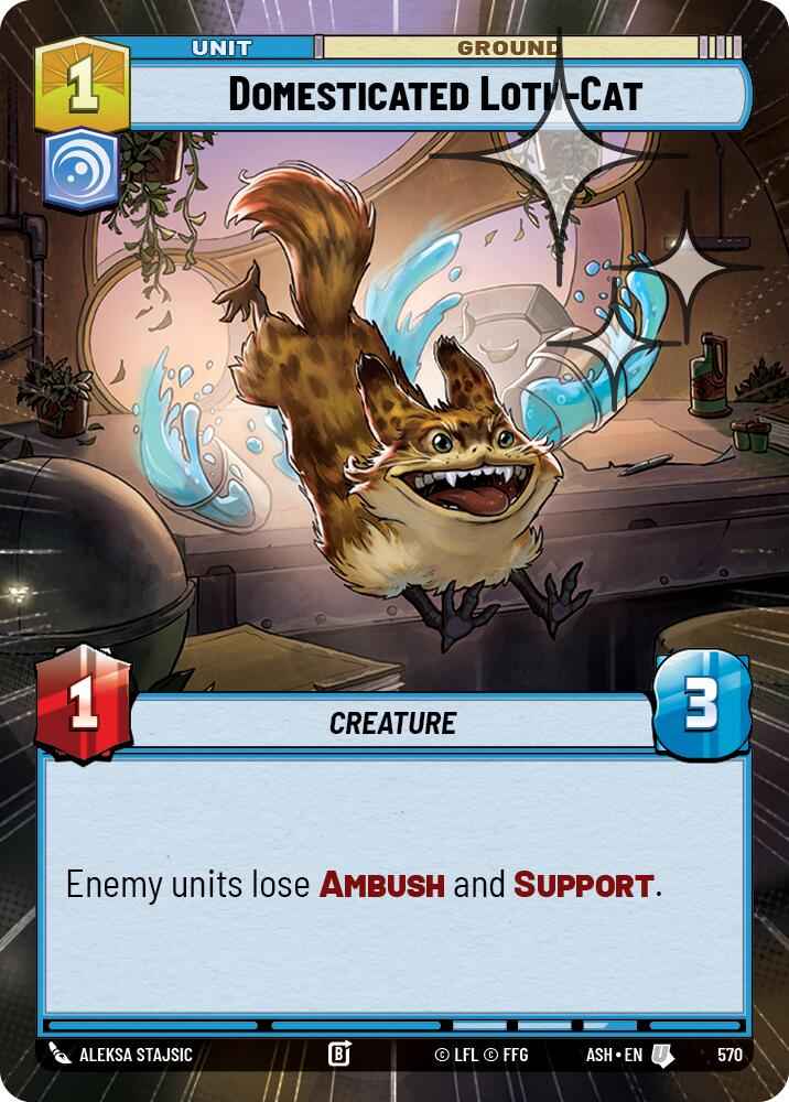 Domesticated Loth-Cat (570) (Hyperspace Foil) (570) [Ashes of the Empire]