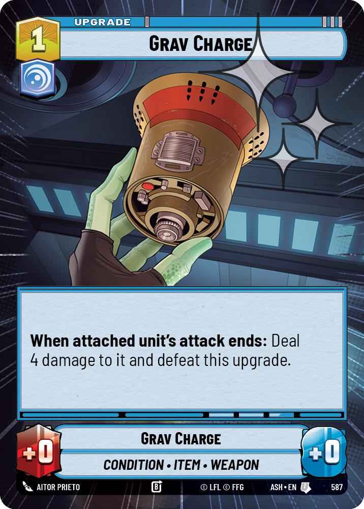 Grav Charge (587) (Hyperspace Foil) (587) [Ashes of the Empire]