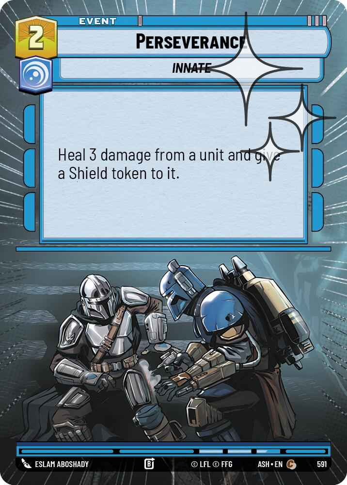 Perseverance (591) (Hyperspace Foil) (591) [Ashes of the Empire]