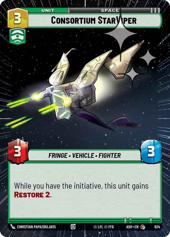 Consortium StarViper (624) (Hyperspace Foil) (624) [Ashes of the Empire]