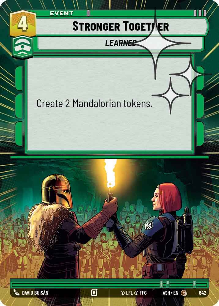 Stronger Together (642) (Hyperspace Foil) (642) [Ashes of the Empire]