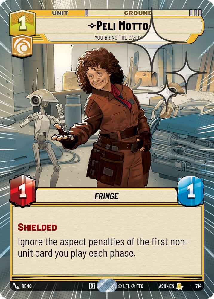 Peli Motto - You Bring the Cash? (714) (Hyperspace Foil) (714) [Ashes of the Empire]