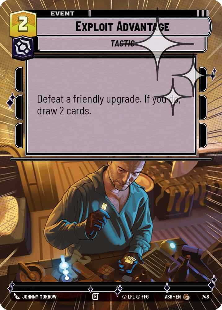 Exploit Advantage (748) (Hyperspace Foil) (748) [Ashes of the Empire]