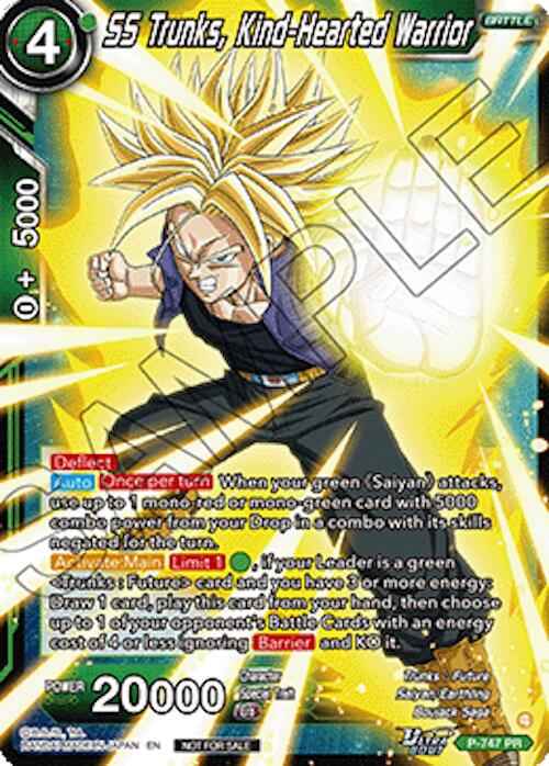 SS Trunks, Kind-Hearted Warrior (Ultra-Bout Series Tournament Pack Vol.3) (P-747) [Tournament Promotion Cards]