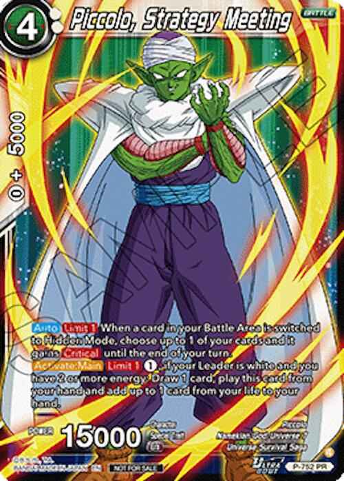 Piccolo, Strategy Meeting (Ultra-Bout Series Tournament Pack Vol.3) (P-752) [Tournament Promotion Cards]