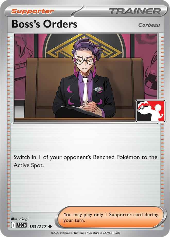 Boss's Orders [Corbeau] (183/217) [Prize Pack Series Nine]