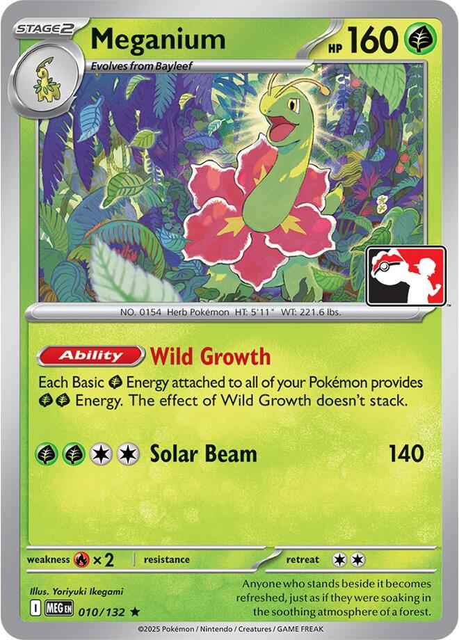Meganium (010/132) [Prize Pack Series Nine]