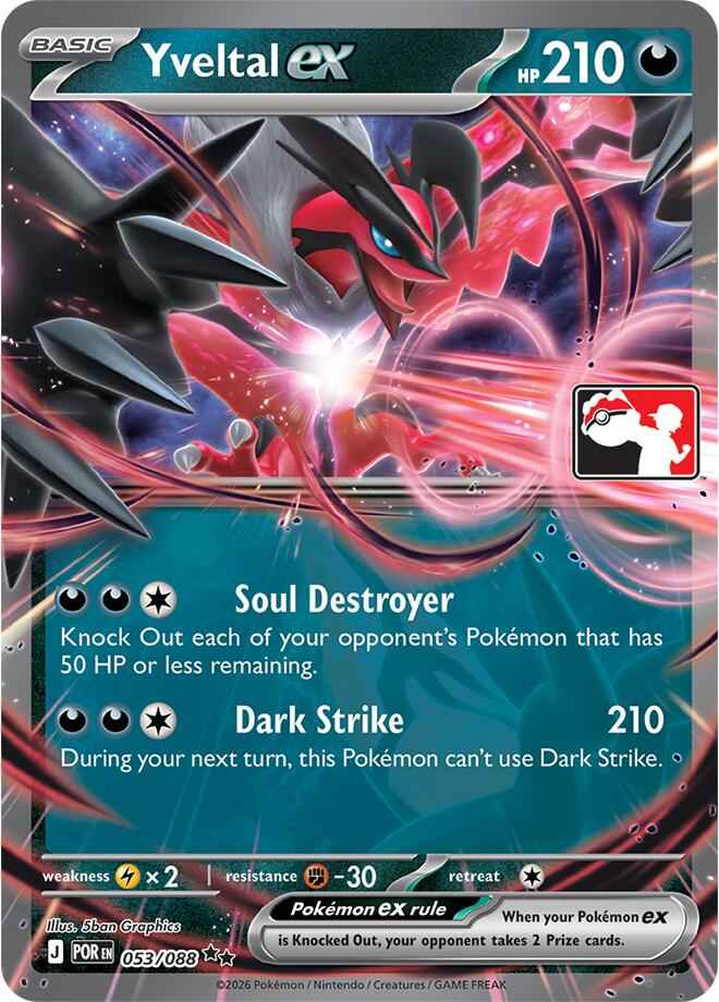 Yveltal ex (053/088) [Prize Pack Series Nine]