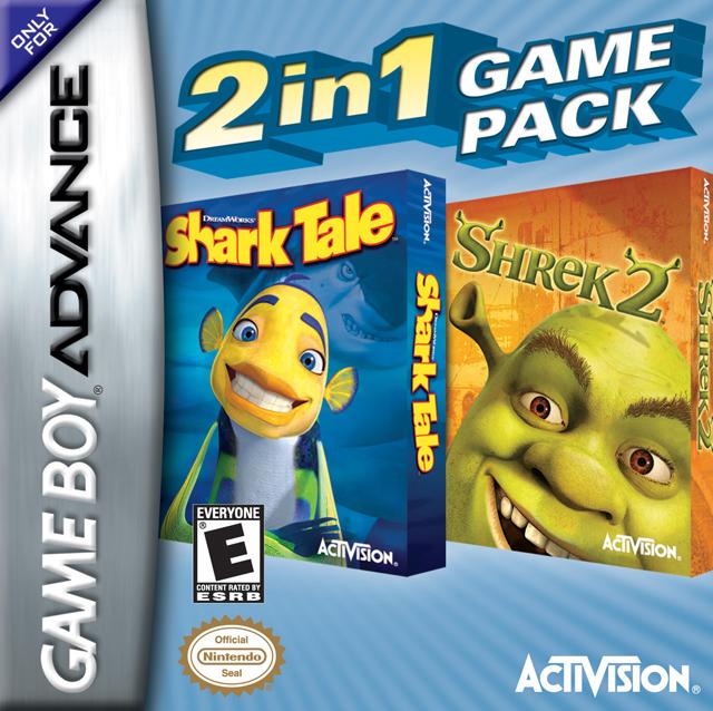 Shark Tale/Shrek 2 Combo Pack (Gameboy Advance) (ONLINE ORDER ONLY)
