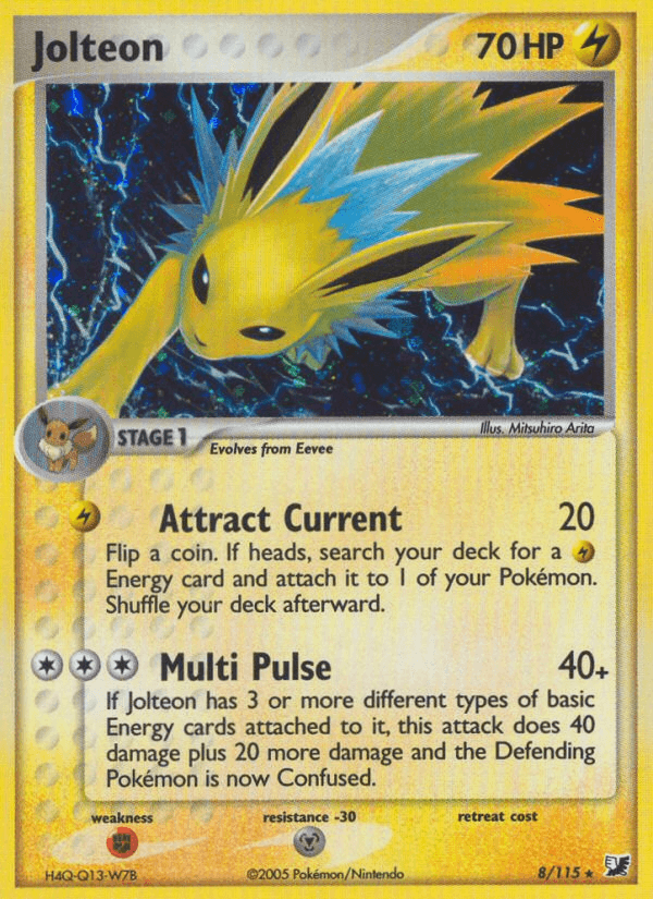 Jolteon (8/115) [EX: Unseen Forces] (Online Only)