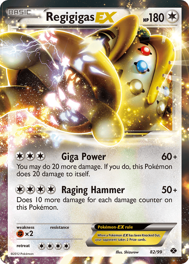 Regigigas EX (82/99) [Black & White: Next Destinies] (Online Only)