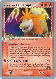 Team Magma's Camerupt (19/95) (Magma Spirit - Tsuguyoshi Yamato) [World Championships 2004] (Online Only)