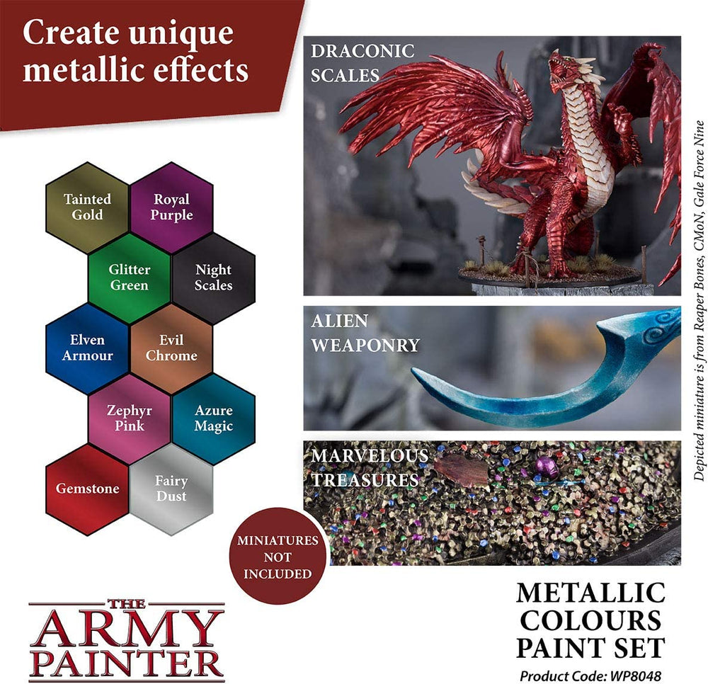 The Army Painter - Metallic Colours Paint Set (Online Order Only)
