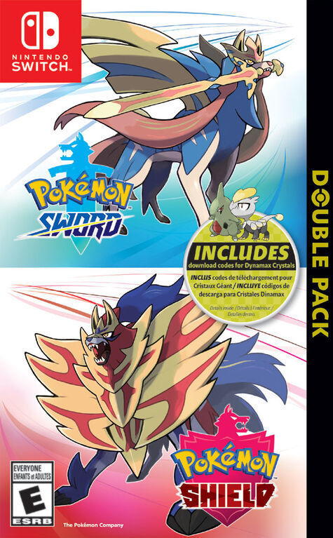 Pokemon Sword and Pokemon Shield Double Pack [Target Edition] (Nintendo Switch) (ONLINE ORDER ONLY)