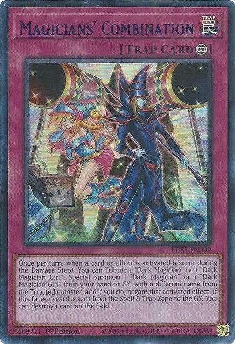Magicians' Combination (Blue) [LDS3-EN099] Ultra Rare (ONLINE ORDER ONLY)