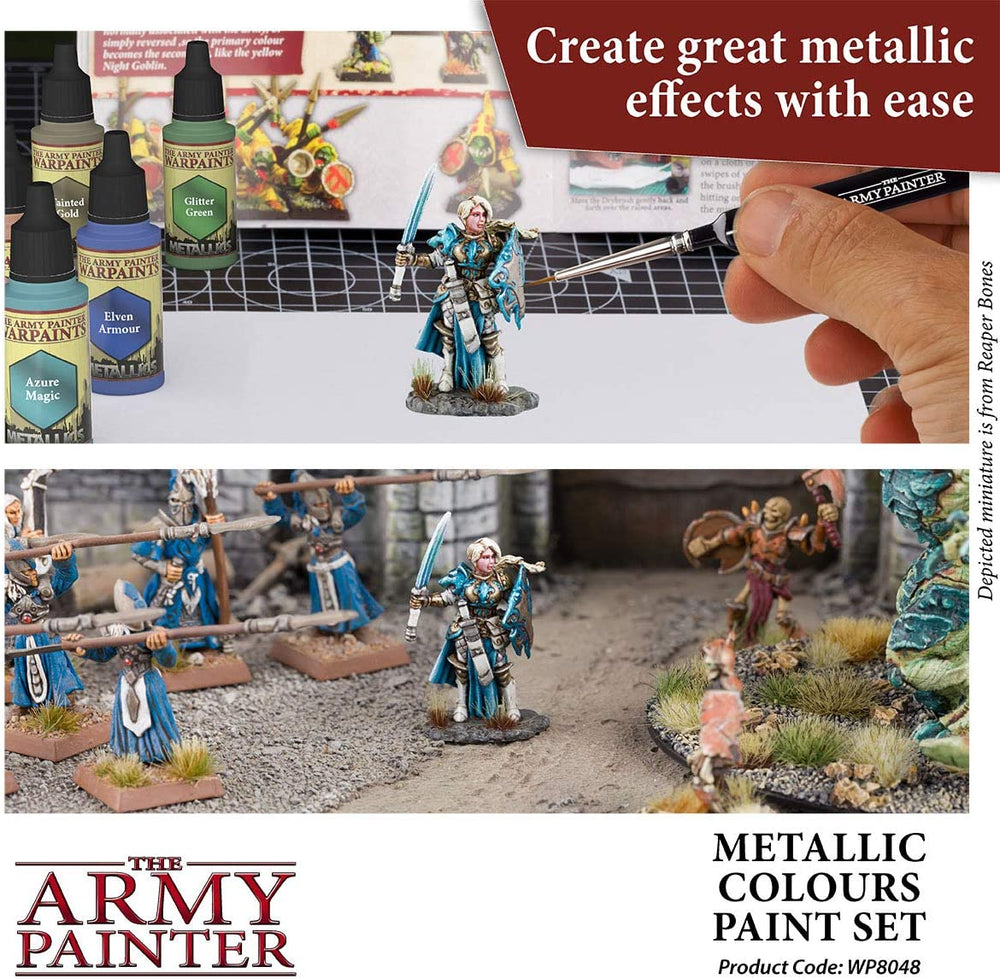 The Army Painter - Metallic Colours Paint Set (Online Order Only)
