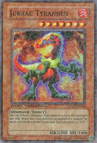 Jurrac Tyrannus [DT02-EN068] Super Rare (ONLINE ORDER ONLY)