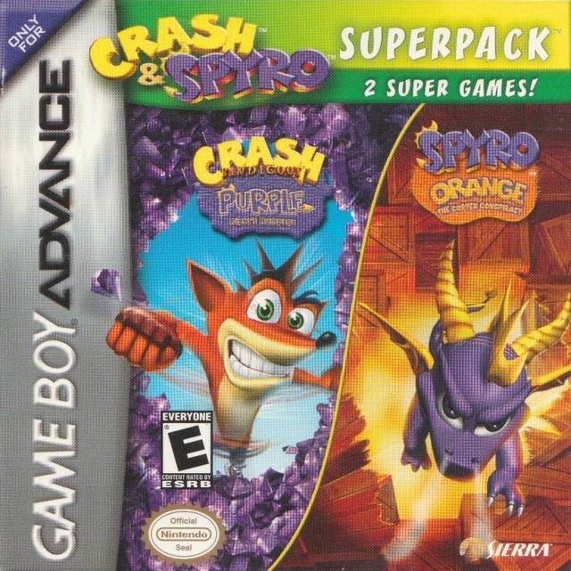 Crash & Spyro Superpack (Gameboy Advance) (ONLINE ORDER ONLY)