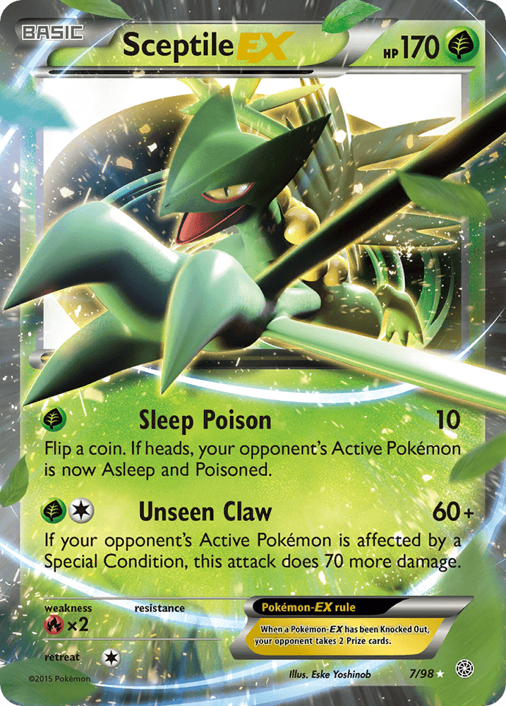 Sceptile EX (7/98) [XY: Ancient Origins] (Online Only)