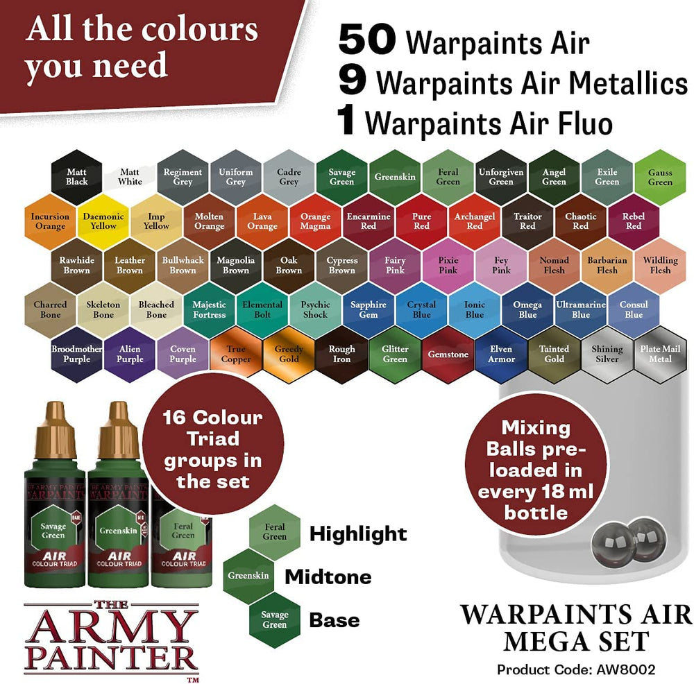 The Army Painter - Warpaints Air Mega Set (Online Order Only)
