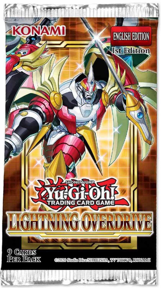 Yu-Gi-Oh! Trading Card Game: Lightning Overdrive Booster Pack (9 Cards) (ONLINE ORDER ONLY)