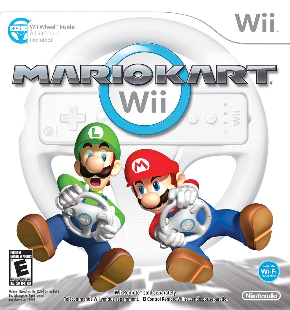 Mario Kart Wii Bundle with 4 Wii Wheels (Wii) (Online Order Only)