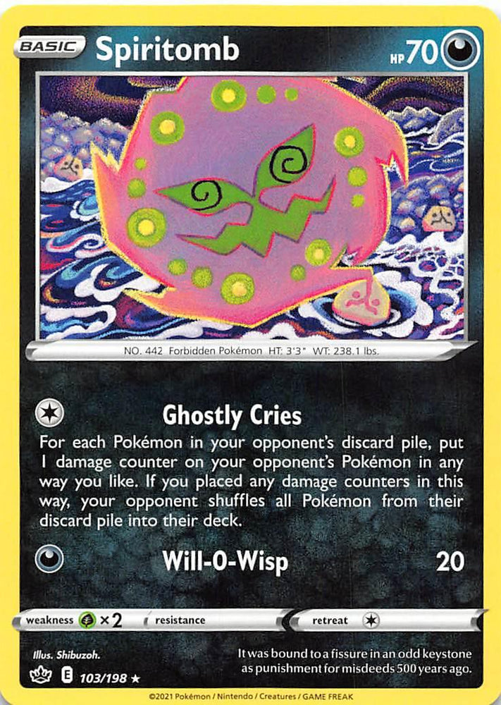Spiritomb (103/198) [Sword & Shield: Chilling Reign] (Online Only)