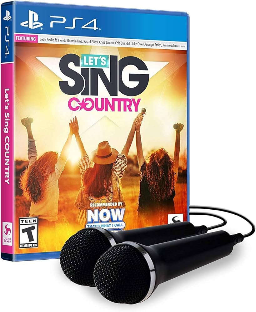 Let's Sing Country - 2 Mic Bundle (PlayStation 4) (Online Order Only)