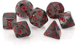 Chessex: Polyhedral Translucent Dice sets (Online Order Only)