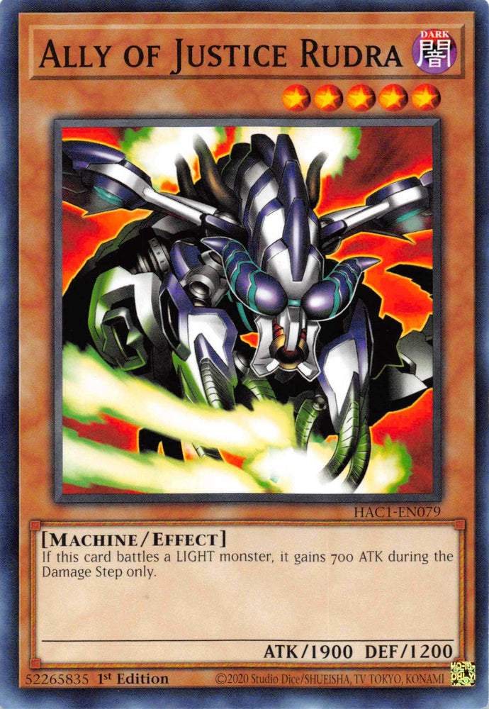 Ally of Justice Rudra [HAC1-EN079] Common (ONLINE ORDER ONLY)